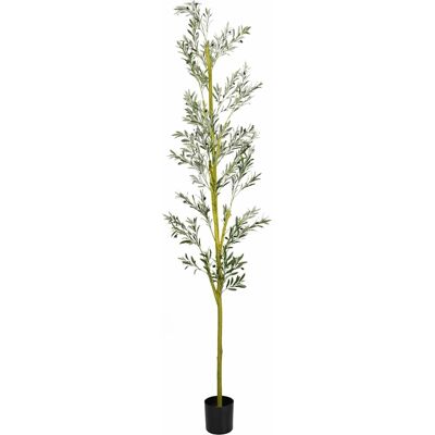 Arbre d'olivier artificiel vidaXL - 300 cm, Vert, 1000 feuilles - Plante artificielle Arbre d'olivier artificiel vidaXL - 300 cm, Vert, 1000 feuilles - Plante artificielle