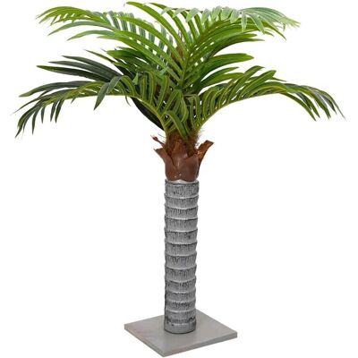 vidaXL Sztuczna palma 100cm Zielona - Sztuczna roślina vidaXL Sztuczna palma 100cm Zielona - Sztuczna roślina