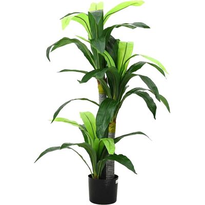 vidaXL Sztuczne dracena 36 liści 120 cm - Roślina sztuczna vidaXL Sztuczne dracena 36 liści 120 cm - Roślina sztuczna