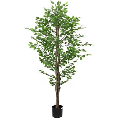 vidaXL Sztuczny Fikusz 200 cm - Sztuczne Drzewo Fikusz vidaXL Sztuczny Fikusz 200 cm - Sztuczne Drzewo Fikusz