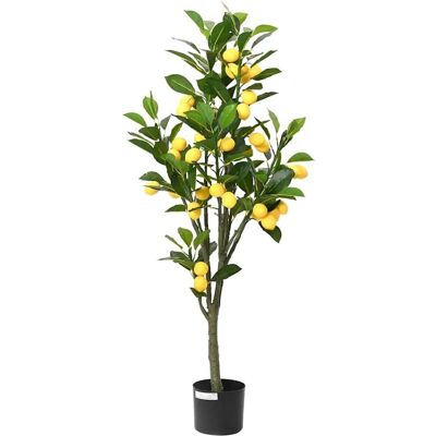 vidaXL Sztuczne Drzewo Cytrynowe 120cm Zielone - Roślina Sztuczna vidaXL Sztuczne Drzewo Cytrynowe 120cm Zielone - Roślina Sztuczna
