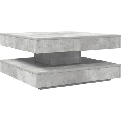 vidaXL Grauer Zement 360° Drehbarer Couchtisch - Couchtisch vidaXL Grauer Zement 360° Drehbarer Couchtisch - Couchtisch