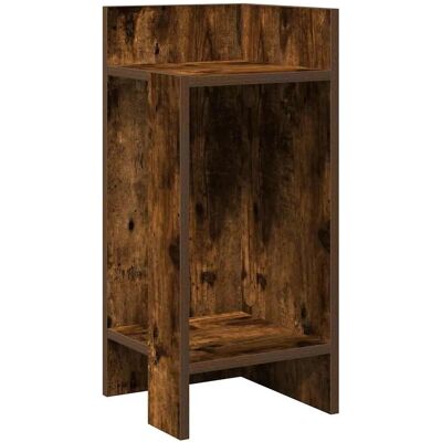 vidaXL 858550 Rauch Eiche Beistelltisch - Beistelltisch vidaXL 858550 Rauch Eiche Beistelltisch - Beistelltisch