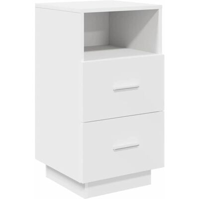 vidaXL Bedside Cabinet with 2 Drawers White 36x36x68 cm vidaXL Bedside Cabinet with 2 Drawers White 36x36x68 cm