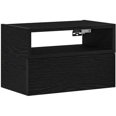 vidaXL Nachttisch - Schwarz - 45x26x28.5 cm - Nachttisch vidaXL Nachttisch - Schwarz - 45x26x28.5 cm - Nachttisch