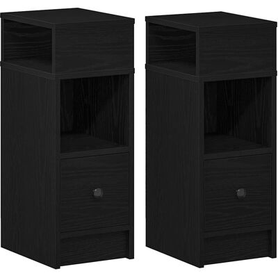 vidaXL Nachttisch - 858617 Schwarz vidaXL Nachttisch - 858617 Schwarz