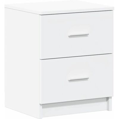 vidaXL Niche avec 2 tiroirs Blanc 40x36x50 cm - Niche vidaXL Niche avec 2 tiroirs Blanc 40x36x50 cm - Niche
