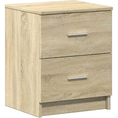 vidaXL Szafka nocna z 2 szufladami Dąb Sonoma 40x36x50 cm Brązowa vidaXL Szafka nocna z 2 szufladami Dąb Sonoma 40x36x50 cm Brązowa