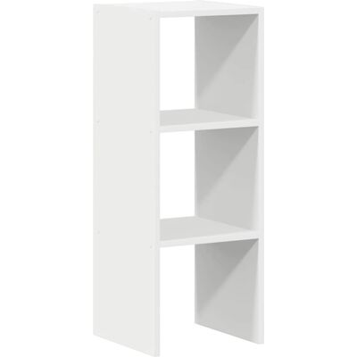 vidaXL Estante empilhável branca 30x30x80 cm - Estante vidaXL Estante empilhável branca 30x30x80 cm - Estante