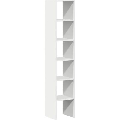 vidaXL Bücherregal - Stapelbar Weiß 30x30x80 cm - Aufbewahrung vidaXL Bücherregal - Stapelbar Weiß 30x30x80 cm - Aufbewahrung