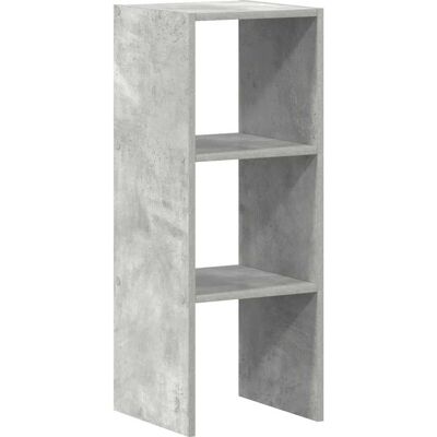 vidaXL Stapelbare boekenkast betongrijs - Boekenkast vidaXL Stapelbare boekenkast betongrijs - Boekenkast