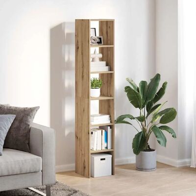 vidaXL Bücherregal - Eichenholz stapelbar 30x30x80 cm - Bücherregal vidaXL Bücherregal - Eichenholz stapelbar 30x30x80 cm - Bücherregal