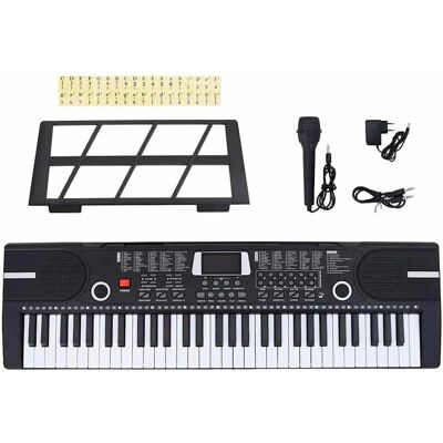 vidaXL 61-Tasten Elektrisches Keyboard mit Notenständer für Kinder vidaXL 61-Tasten Elektrisches Keyboard mit Notenständer für Kinder