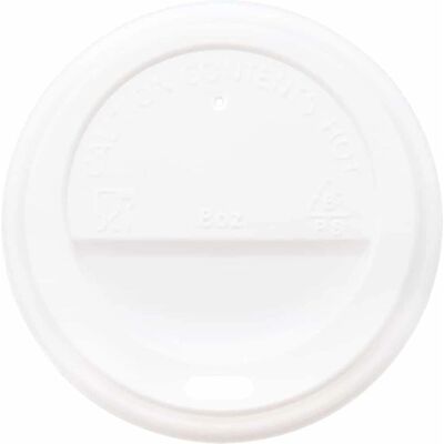 Couvercle pour gobelet en papier vidaXL Ø80 mm 8oz 1000 pcs Blanc Couvercle pour gobelet en papier vidaXL Ø80 mm 8oz 1000 pcs Blanc