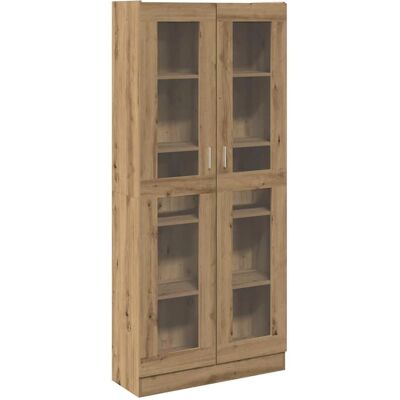vidaXL Kommode Eiche - 82,5x30,5x185 cm - Highboard vidaXL Kommode Eiche - 82,5x30,5x185 cm - Highboard