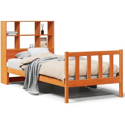 vidaXL 3321714 Sänky - Massiivipuu, vaha ruskea, 75x190 cm, Yhden hengen vidaXL 3321714 Sänky - Massiivipuu, vaha ruskea, 75x190 cm, Yhden hengen