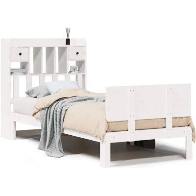 vidaXL 3322677 Bett - Kiefernholz mit Stauraum vidaXL 3322677 Bett - Kiefernholz mit Stauraum
