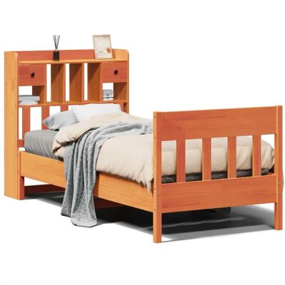vidaXL Sänky 3323274 - Massiivipuiset rustiikkinen sänky - 140x190 cm vidaXL Sänky 3323274 - Massiivipuiset rustiikkinen sänky - 140x190 cm