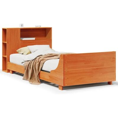 VidaXL sänkykehikko - 100x200 cm, vahamainen ruskea, massiivinen mäntypuu - Sänkykehikko VidaXL sänkykehikko - 100x200 cm, vahamainen ruskea, massiivinen mäntypuu - Sänkykehikko