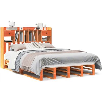 vidaXL 3323964 Bett - Massivholz Kiefer - Platzsparend, mit Stauraum vidaXL 3323964 Bett - Massivholz Kiefer - Platzsparend, mit Stauraum