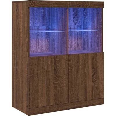 vidaXL Braun Eichen-Optik Sideboard - Stauraum & Buffet vidaXL Braun Eichen-Optik Sideboard - Stauraum & Buffet