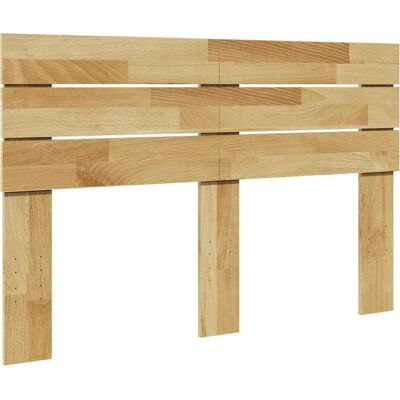 vidaXL 135 cm Solid Wood Oak Headboard - Headboard for 120 cm Bed vidaXL 135 cm Solid Wood Oak Headboard - Headboard for 120 cm Bed