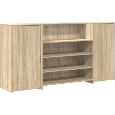 VidaXL 3324180 Durable Engineered Wood Reception Desk - Reception Desk VidaXL 3324180 Durable Engineered Wood Reception Desk - Reception Desk