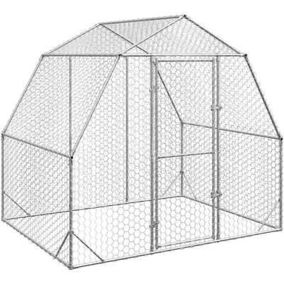 vidaXL Kyllingeindhegning - Galvaniseret Stål - 2,5x2x2,25 m vidaXL Kyllingeindhegning - Galvaniseret Stål - 2,5x2x2,25 m
