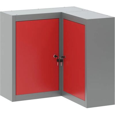 vidaXL Wandmontierter Werkzeugsafe in L-Form - Wandmontage, L-Form, Stahl vidaXL Wandmontierter Werkzeugsafe in L-Form - Wandmontage, L-Form, Stahl