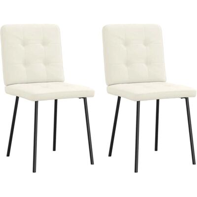 VidaXL Eetkamerstoel - Elegant fluwelen zitvlak - Eetkamerstoel VidaXL Eetkamerstoel - Elegant fluwelen zitvlak - Eetkamerstoel