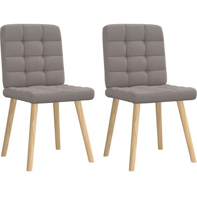 VidaXL 4101097 Eleganter Grau Taupe Esszimmerstuhl VidaXL 4101097 Eleganter Grau Taupe Esszimmerstuhl