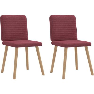 VidaXL 4101147 Elegante Rode Eetkamerstoel - Eetkamerstoel VidaXL 4101147 Elegante Rode Eetkamerstoel - Eetkamerstoel