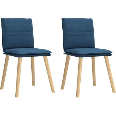 VidaXL 4101263 Ergonomische blauwe eettafelstoel - Eettafelstoel VidaXL 4101263 Ergonomische blauwe eettafelstoel - Eettafelstoel