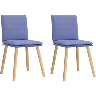 vidaXL 4101265 Esszimmerstuhl - Ergonomisch, Blau vidaXL 4101265 Esszimmerstuhl - Ergonomisch, Blau