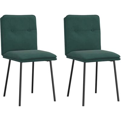 VidaXL 4101311 - Ergonomischer Dunkelgrüner Esstischstuhl VidaXL 4101311 - Ergonomischer Dunkelgrüner Esstischstuhl