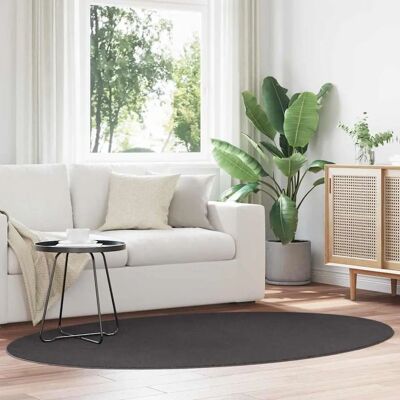 Vidaxl Huarte Antracit 140x200cm Oval Rug Vidaxl Huarte Antracit 140x200cm Oval Rug