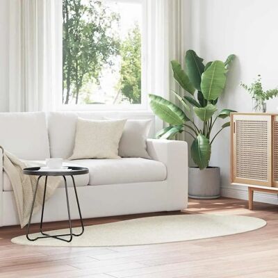 vidaxl 100x200 cm Cream Area Rug - Modern Minimalist Style vidaxl 100x200 cm Cream Area Rug - Modern Minimalist Style