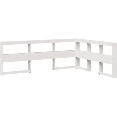 vidaXL Kopfteil mit Stauraum - Platzsparendes L-Design - 135cm Bett vidaXL Kopfteil mit Stauraum - Platzsparendes L-Design - 135cm Bett