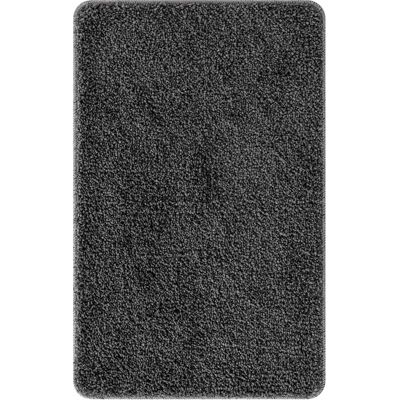 vidaXL Dunkelgrau Mikrofaser 50 x 80 cm Rutschfeste Badematte vidaXL Dunkelgrau Mikrofaser 50 x 80 cm Rutschfeste Badematte