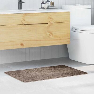 vidaXL - Cotton Mat - Braun - 60x90 cm - Bath Mat vidaXL - Cotton Mat - Braun - 60x90 cm - Bath Mat