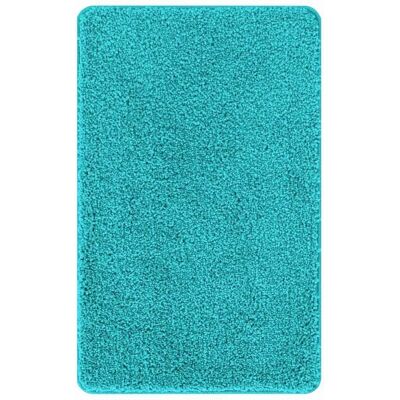 vidaXL - Turquoise Bathmat - 60x90 cm - Rectangular - Badmat vidaXL - Turquoise Bathmat - 60x90 cm - Rectangular - Badmat