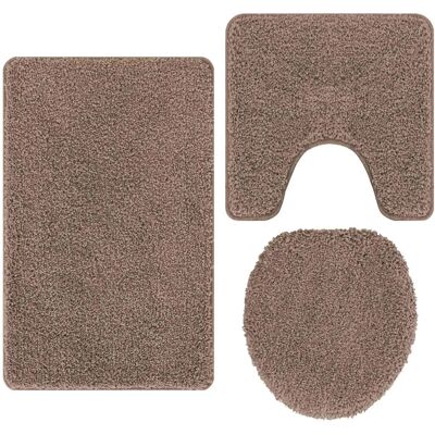 vidaXL Braun Baumwolle 50 x 80 cm Wasserabweisend Badematte - Badmatte vidaXL Braun Baumwolle 50 x 80 cm Wasserabweisend Badematte - Badmatte