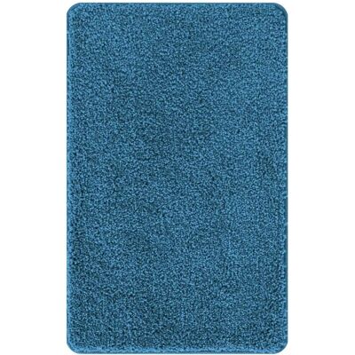 vidaXL - Blue Polyester - Mittel - Rechteckig - Badvorleger vidaXL - Blue Polyester - Mittel - Rechteckig - Badvorleger