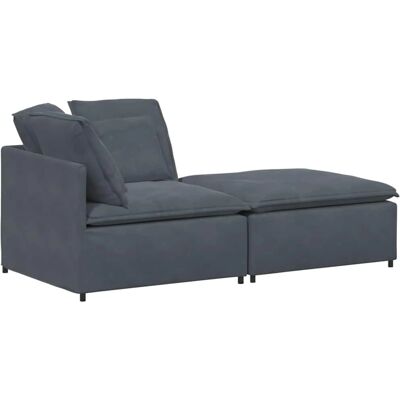 Vidaxl Modular Sofa med Fodskammel og Puder - Møbler til stuen Vidaxl Modular Sofa med Fodskammel og Puder - Møbler til stuen
