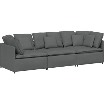 vidaXL Modulares Sofa mit Kissen - Wohnzimmermöbel vidaXL Modulares Sofa mit Kissen - Wohnzimmermöbel