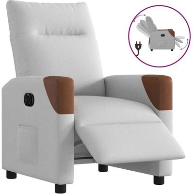 VidaXL Accentstol - Skygråt stof - Elektrisk recliner VidaXL Accentstol - Skygråt stof - Elektrisk recliner