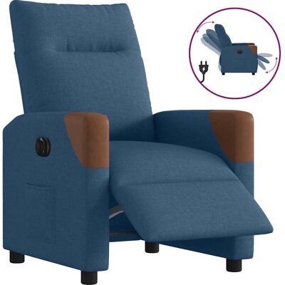 VidaXL Elektrisk Recliner Blå - Afslapningsmøbel VidaXL Elektrisk Recliner Blå - Afslapningsmøbel