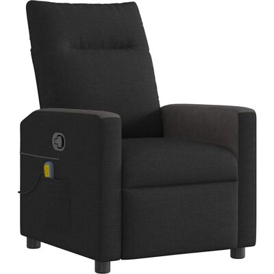 VidaXL Polsterstuhl mit Massagefunktion - Schwarz VidaXL Polsterstuhl mit Massagefunktion - Schwarz