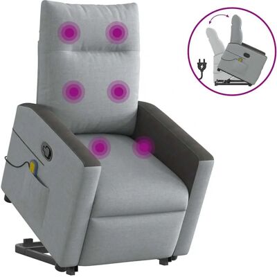 VidaXL Accentstoel - Grijs, Model 9455 - Verstelbaar VidaXL Accentstoel - Grijs, Model 9455 - Verstelbaar