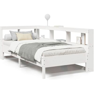 vidaXL Bett mit Stauraum - King Size 150x200 cm - Holzbett vidaXL Bett mit Stauraum - King Size 150x200 cm - Holzbett